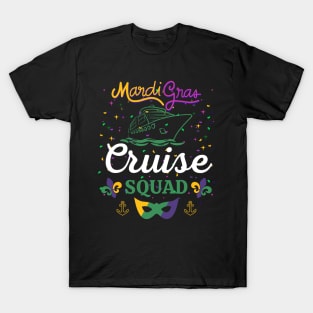 Mardi Gras Cruise Ship Family Matching Trip Costume T-Shirt